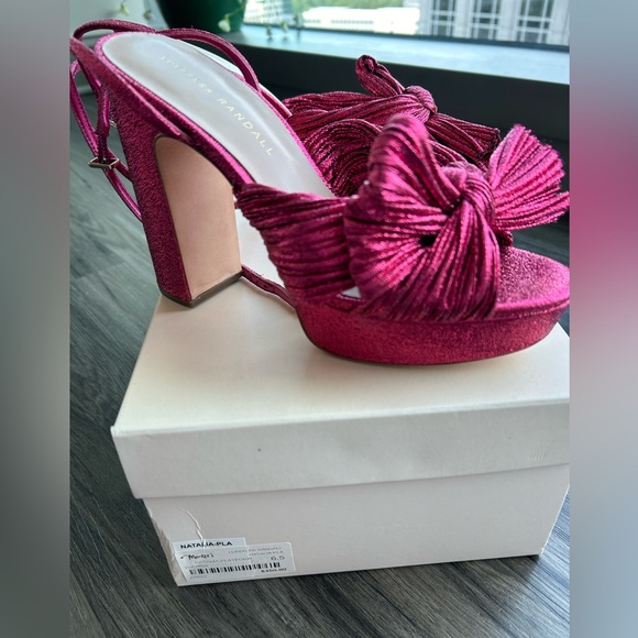 Loeffler Randall Natalia Platform in Fuchsia - Picture 5 of 5
